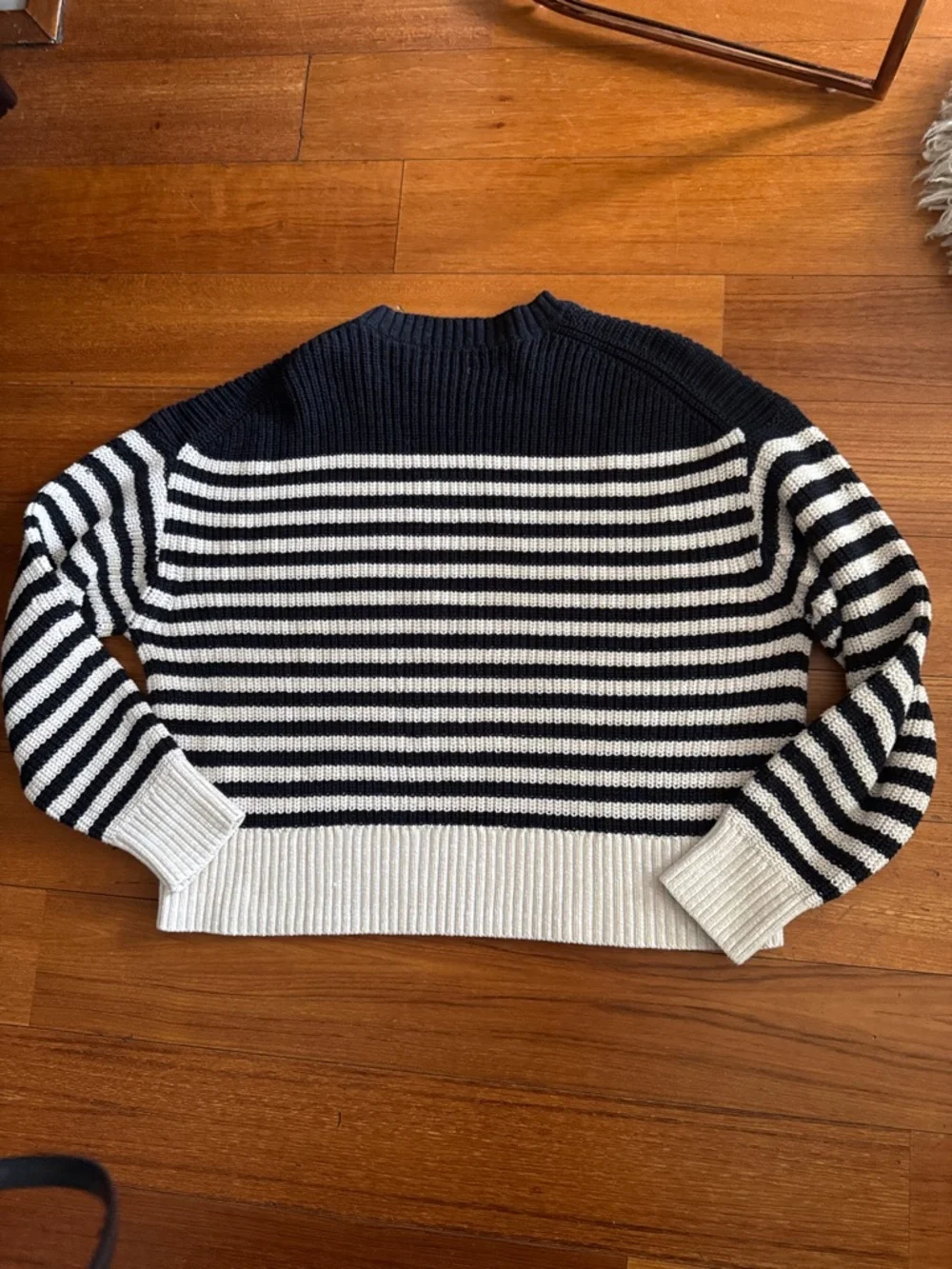 J. Crew Oversized crewneck sweater in stripe